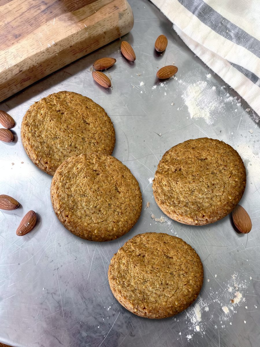 Glutensiz bademli kurabiye